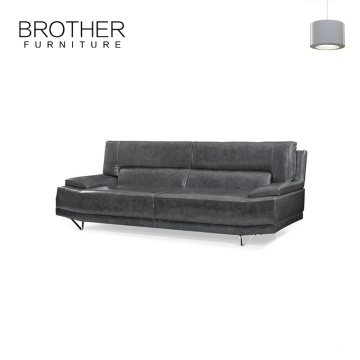 New Design modern Italian leather recliner sofa set for home